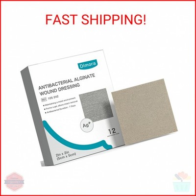 Dimora Upgrade Silver Calcium Alginate Wound Dressing -Antibacterial Non Stick G