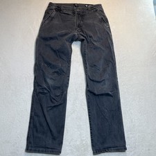 KUHL Slackr Pants Men  s 33x31 Gray Stretch Hiking Lightweight Outdoor Work