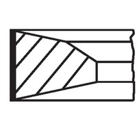 Mahle 001 RS 11116 0N0 Kolbenringsatz