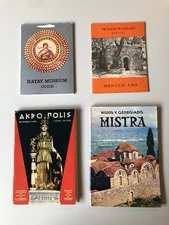 Vintage Souvenir Books Turkey Greece Mistra Fold-Out Acropolis! Ephesus Hatay