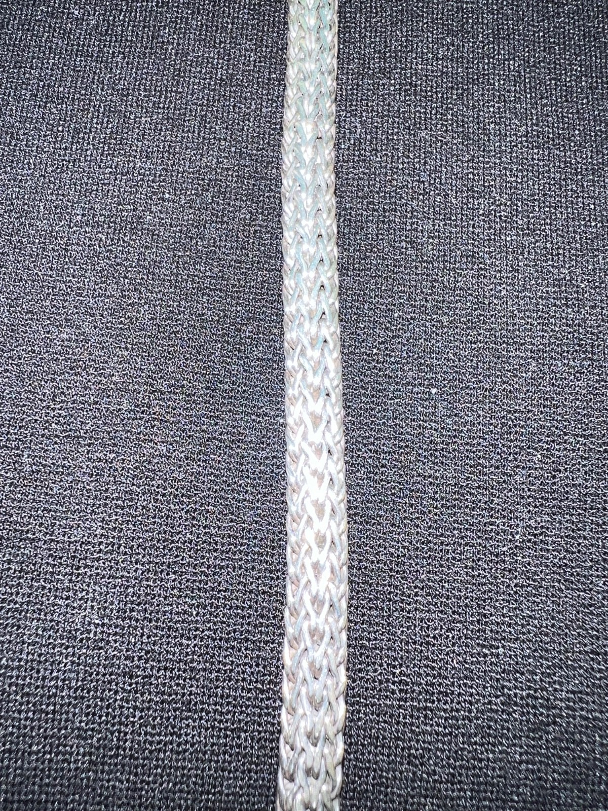 sterling silver herringbone pattern bracelet - image 2