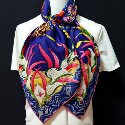 RARE VINTAGE HERMES Silk Scarf 