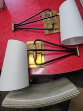 2 Visual Comfort Brass Keil Swing Arm Sconce ...
