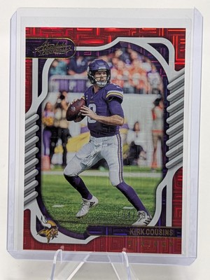 2022 Panini Absolute KIRK COUSINS Red Squares SP  /499 - Minnesota Vikings
