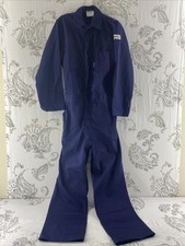 Lakeland FR Coveralls Adult Size Small Navy 2112 Cat Pockets Zipper