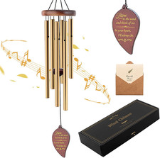 30" Wooden Sympathy Wind Chime Memorial Gift for Loss of Loved One