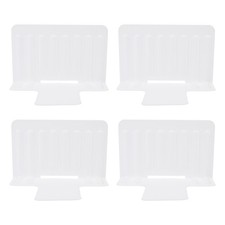 4 Pcs Plastic Shelf Divider Refrigerator Drawer Food Organizer Sundries
