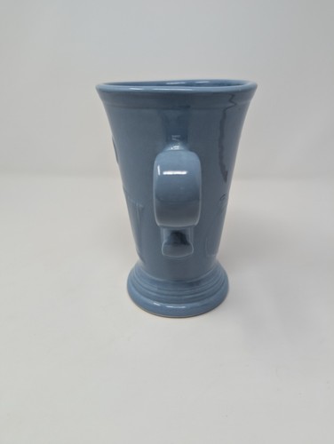 Fiesta Ware By Homer Laughlin Periwinkle Blue Pedestal Latte Mug Cup - Picture 2 of 19