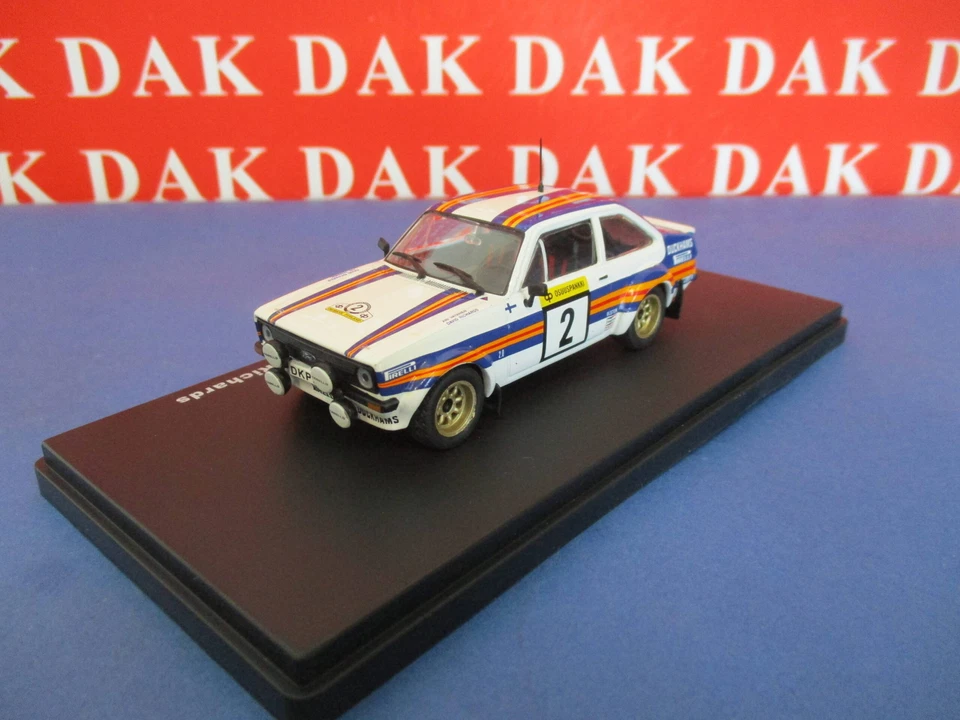 Die cast 1/43 Modellino Auto Ford Escort RS 1800 Rally 1000 Laghi 1981 Vatanen - Immagine 2 di 4