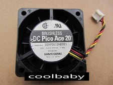 Sanyo 109P0612H6D01 fan 60 60 20mm 12V 0.13A 3Pin