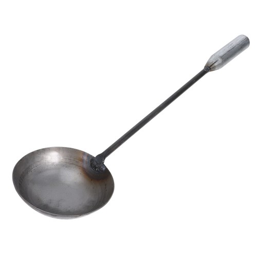 Feed Spoon Wok Chinese Iron Spatula Large Ladle with Long Handle - Picture 2 of 12
