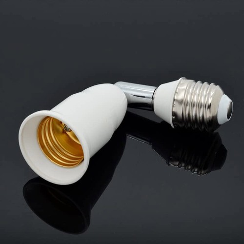 10 Pack E26/E27 Light Socket Extender 4.5 Inch Extension Adjustable Vertical 90° - Picture 15 of 16