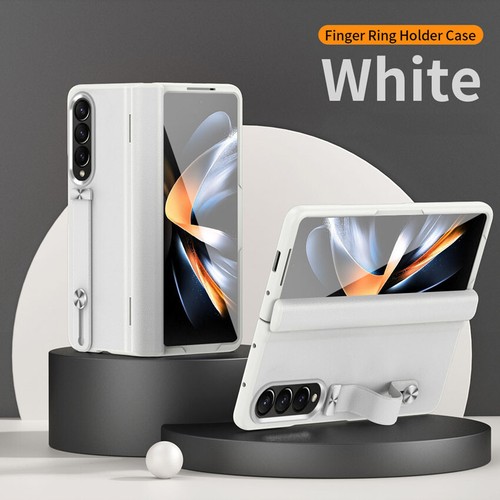 Leather Luxury Case Cover Finger Ring Holder For Samsung Galaxy Z Fold5 Fold4 - Picture 7 of 10