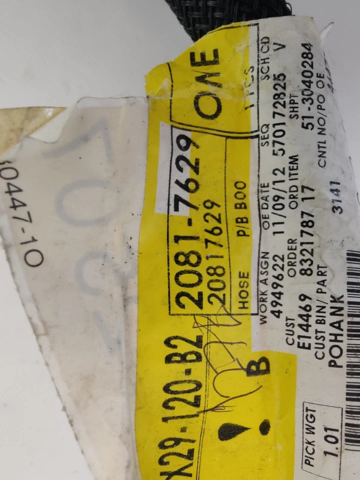 Manguera de vacío de refuerzo de freno eléctrico para Chevrolet Sonic 2019 genuina 20817629 Foto 3 de 3