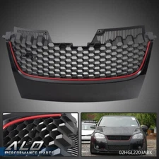 Front Bumper Upper Honeycomb Grille Fit For 2006-2009 VW GTI GLI Jetta MK5