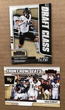 2021 Sage Surratt 2 different LOT Contenders Draft Class RC + Front Row Seats