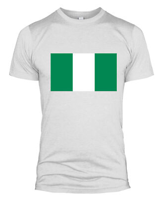 Nigerian Flagge T-Shirt Nigeria Fußball Supporter Top Fußball WM Herren L254