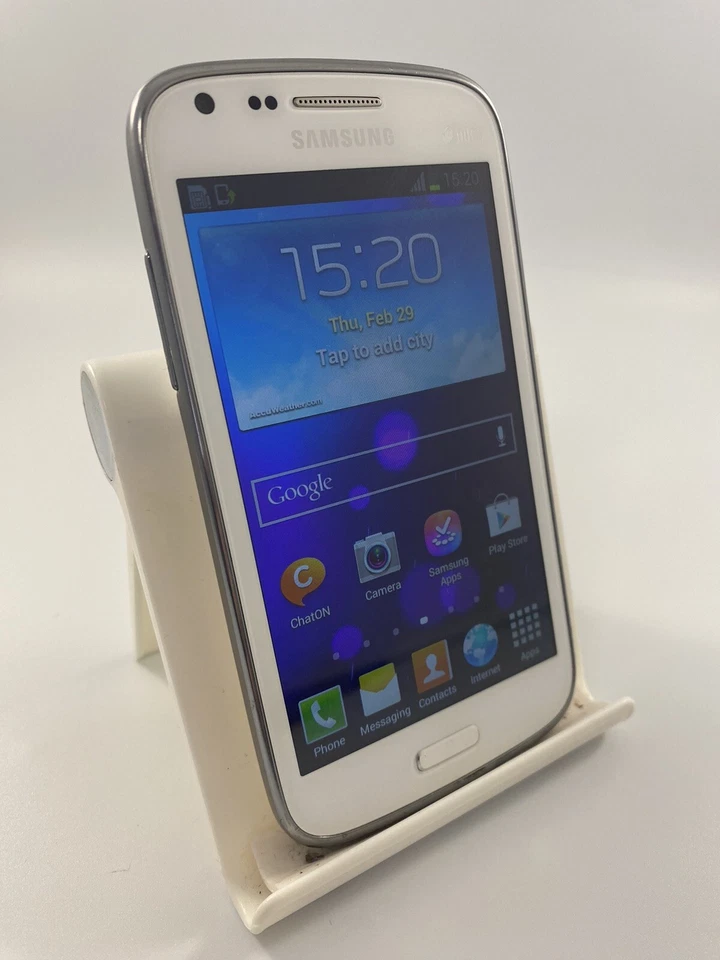 Samsung Galaxy Core GT-I8262 White Unlocked 8GB 4.3" 5MP 1GB Android Smartphone - Image 4 of 4