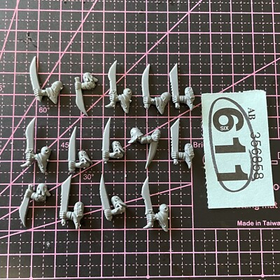 Skaven Plakette Mönch Schwerter/Messer/Clever Warhammer AOS/FB Umbau Ersatzbits