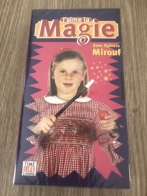 VHS VIDEOKASSETTE ICH LIEBE MAGIE MIT SYLVAIN MIROUF NEU BLISTER