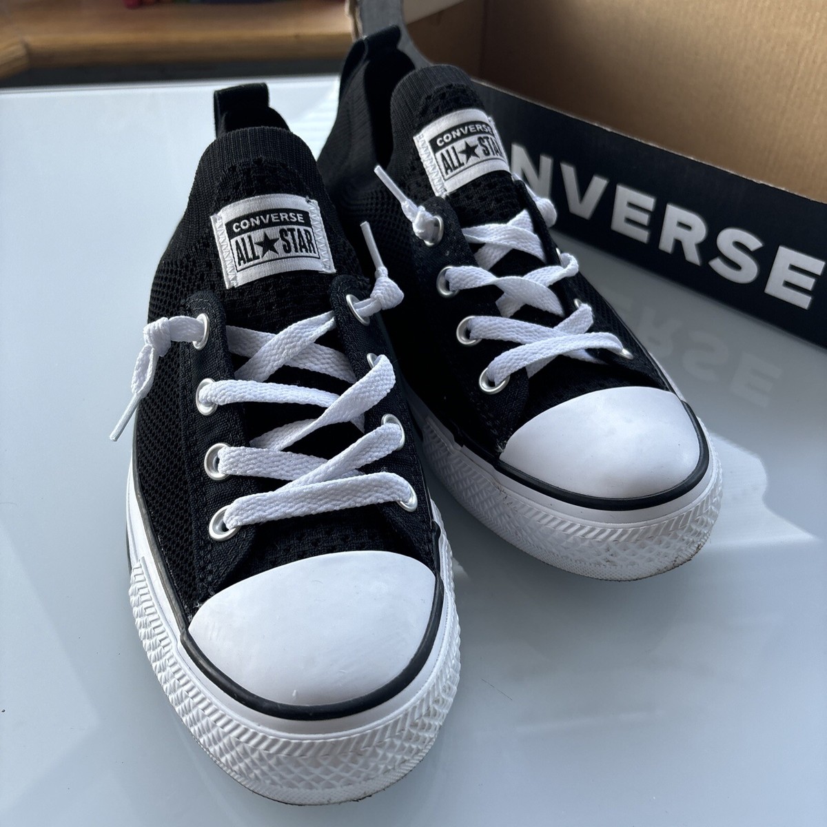 Knit Slip On Converse Knit Shoreline Black NEW Womens CONVERSE