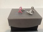 Cufflinks Inc. Men's Pink Awareness Ribbon Cufflink One Size -Silver Tone Enamel — photo 10