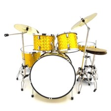 Ludwig Drum Set - Batteria in Miniatura - Miniature Drum Set -Mini Bateria
