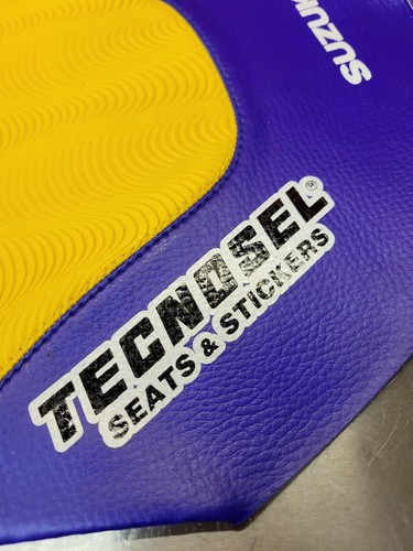 Suzuki Rm 125 250 1996-2000 Blue & yellow Seat Cover Nos Tecnosel rm125 rm250 - Picture 9 of 12