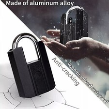 Waterproof Smart Bluetooth Fingerprint Padlock keys Heavy Duty Locker Lock APP