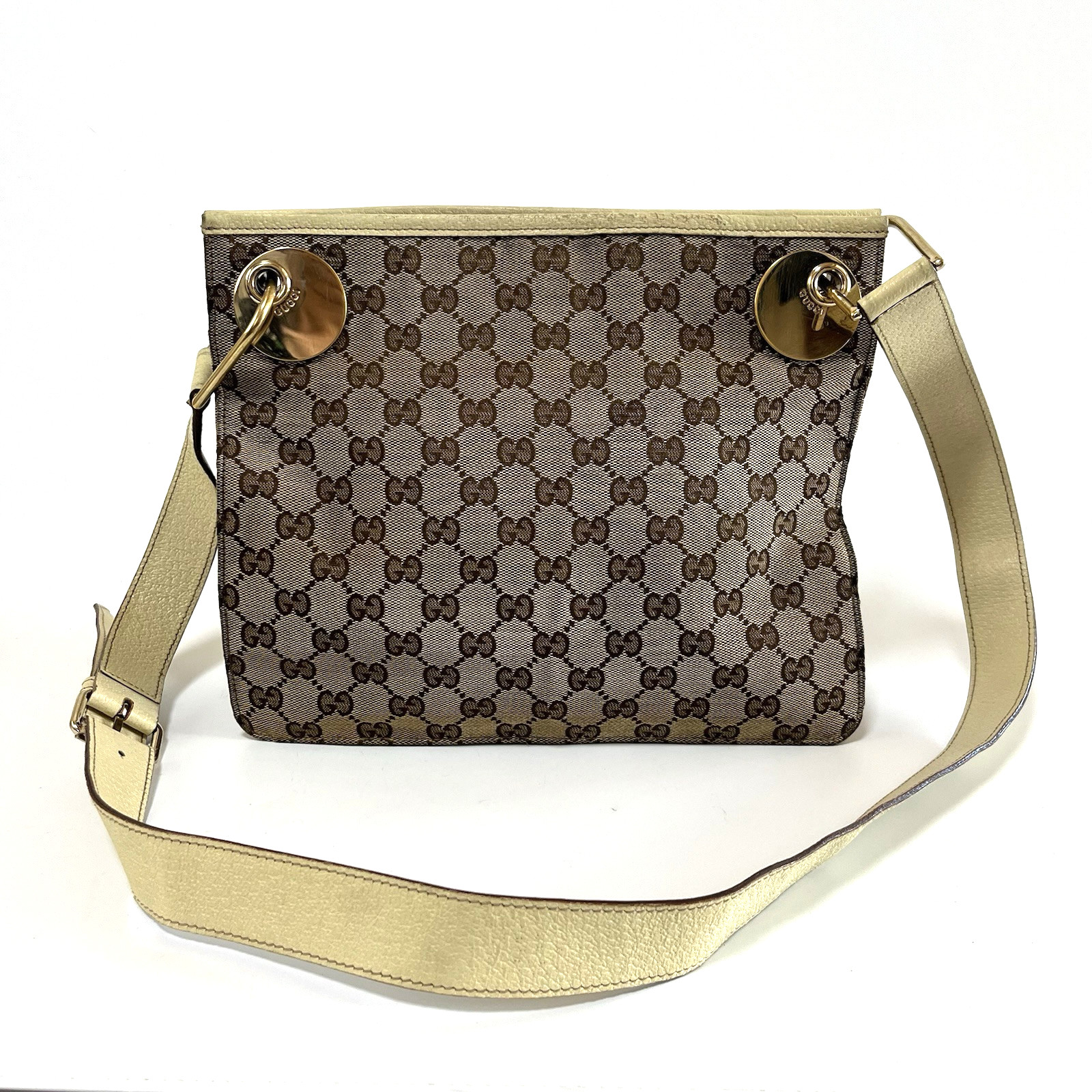 Borsa a tracolla Gucci borsa a tracolla GG tela pelle autentica rango AB #364