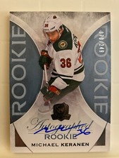 2015-16 Upper Deck The Cup #108 Rookie Autograph Michael Keranen RC #070/249