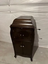 1913 Antique Victrola Victor Talking Machine VV-XIV WORKS, VIDEO ~ LISTEN