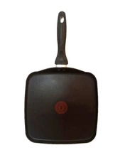 T-FAL Square Griddle Black 10.5 In Non Stick Heat Mastery Easy Care Long Handle