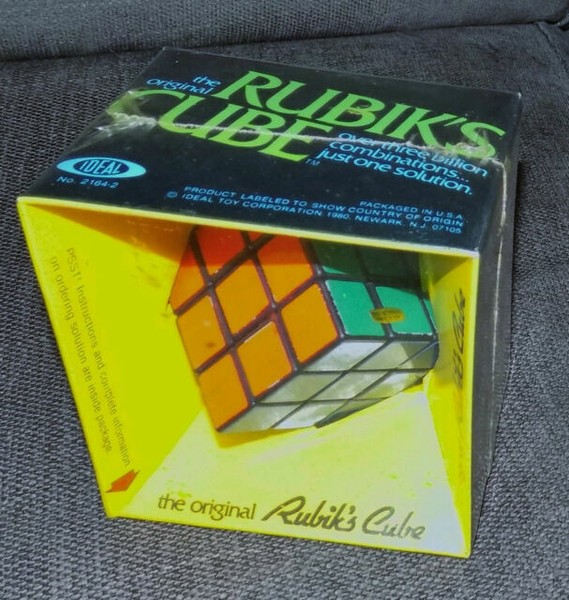 Vintage The Original Rubik's Cube 1980 Ideal Toy Puzzle for sale online