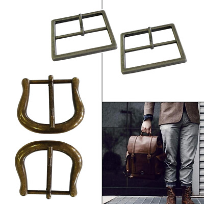 Strapazierfähige Metall-Gürtelschnalle mit einer Zinke für Leder Handwerk Kleidung Geldbörsen