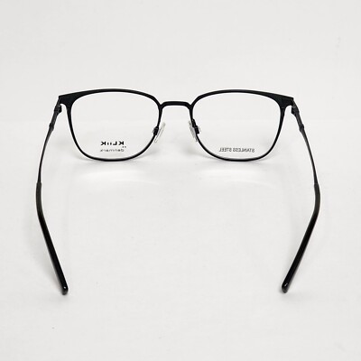 KLIIK 700 M216 Men's Square Glasses in Green Texture / Matte Black