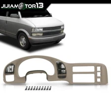 Trim Bezel Vent Panel Dash Radio Cluster Fit For 95-05 Chevy Astro GMC Sarfari