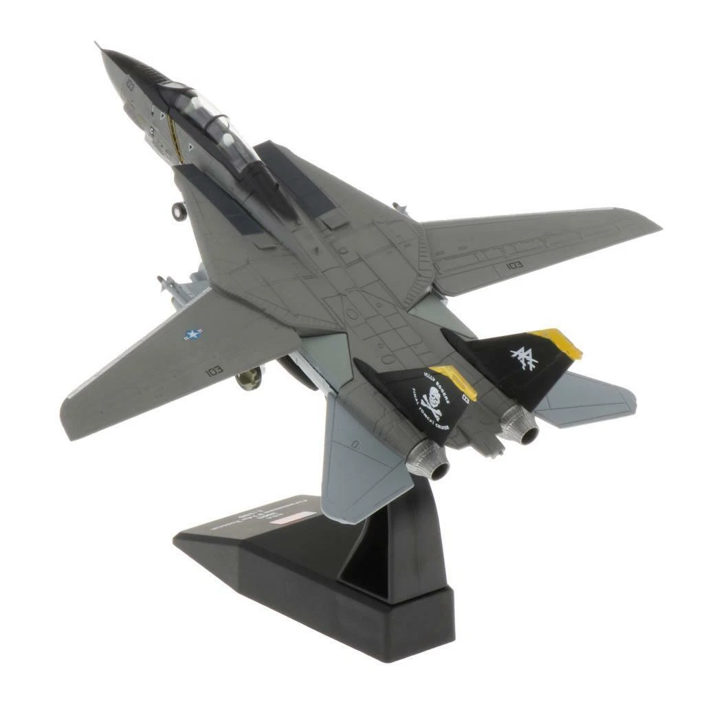 1 100 Diecast Model Toy F 14 Tomcat Super Flanker Jet Fighter