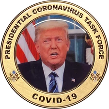 JJ-008 Presidential Task Force Trump Challenge Coin