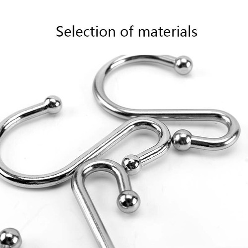 Hook Curtain Hook S-Shaped Hooks Bathroom Curtain Hooks Multifunctional Hooks... - Picture 8 of 9