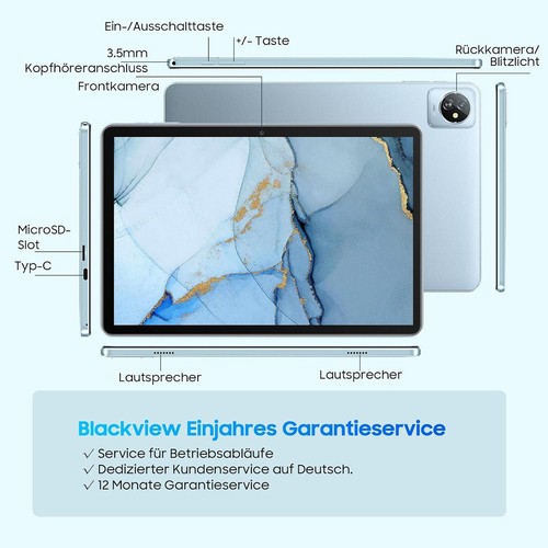Blackview Tab 70 WiFi 10.1" Tablet Android 6GB+64GB 6580mAh WiFi 6 Bluetooth 5.0 - Bild 13 von 13