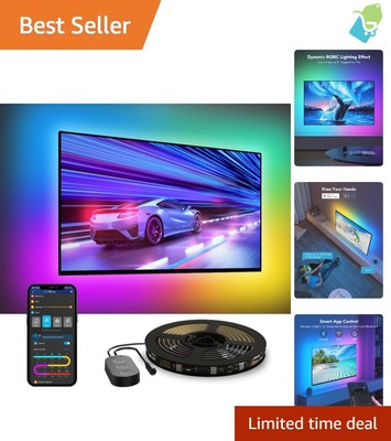 Multicolor TV LED Backlight with Voice Control - Enhance Viewing Experience