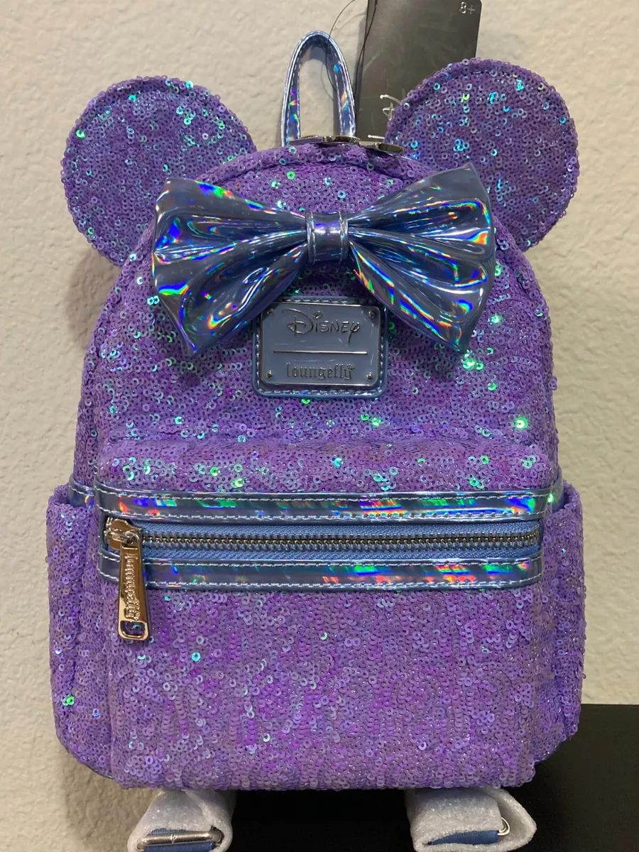 Disney purple store sequin backpack
