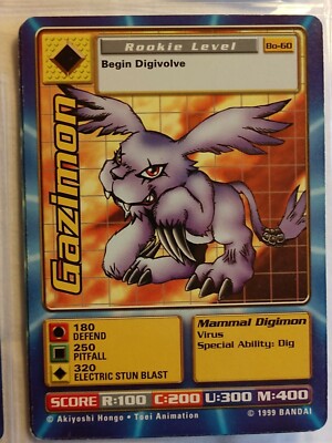 gazimon digimon card Digimon Card Game - Promos: Dimensional Phase (BT3) main image 1