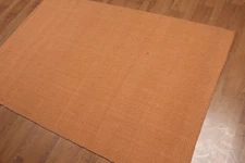 4' x 6' as is Flatweave 100% Sea Grass Natural fiber Area rug AOR8262 4x6 Orange