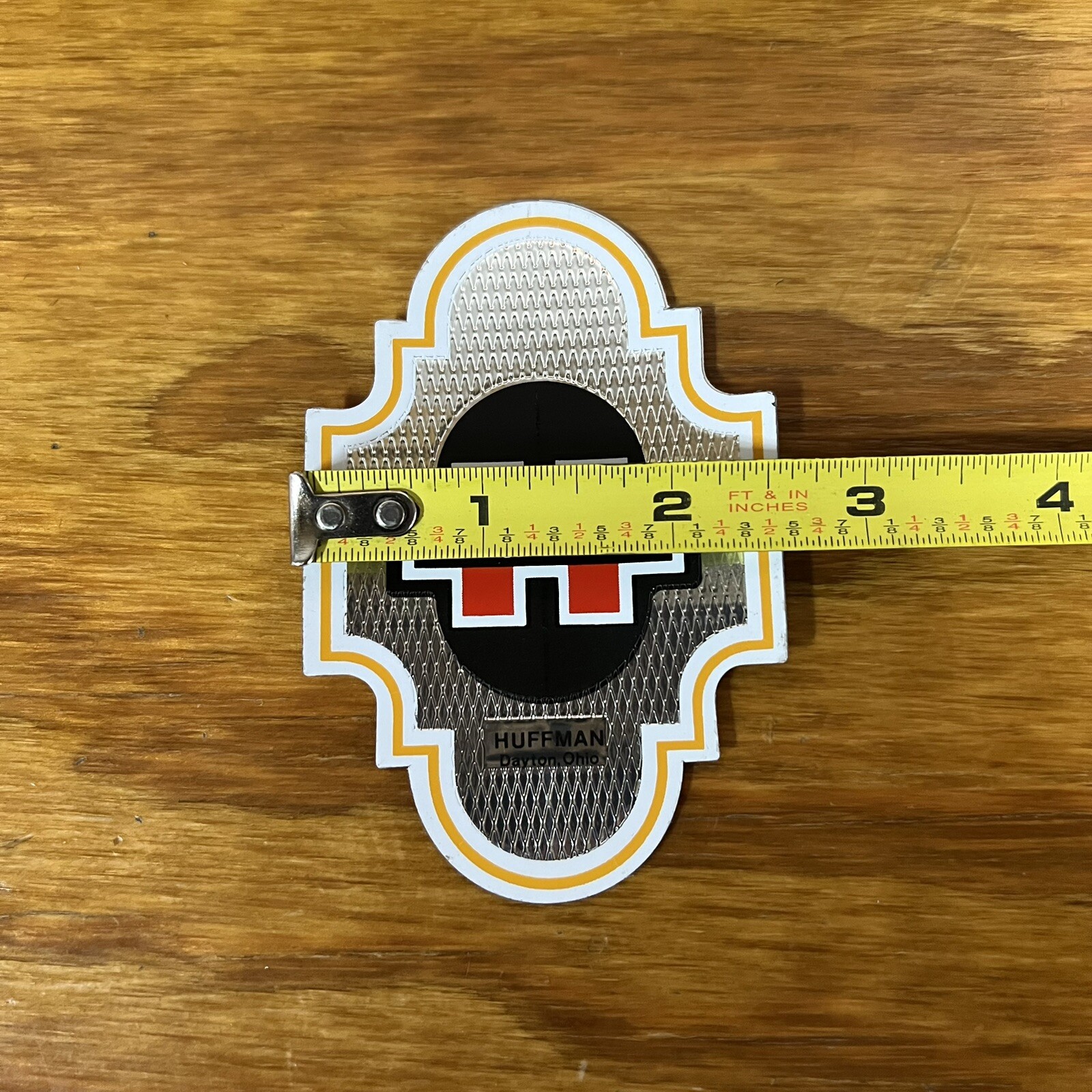 HUFFY BICYCLE DECAL HEAD BADGE NAME PLATE STICKER NOS