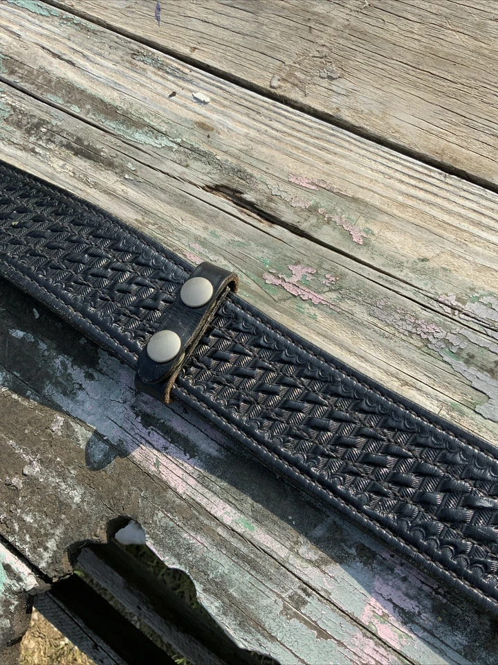 Cinturón de munición Hunter negro para accesorios Bianchi con soportes #22 .38/.357 talla 32 Foto 4 de 4