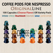 Coffee Pods For Nespresso Original line 100 Capsules Drink lot Mix Choose Flavor