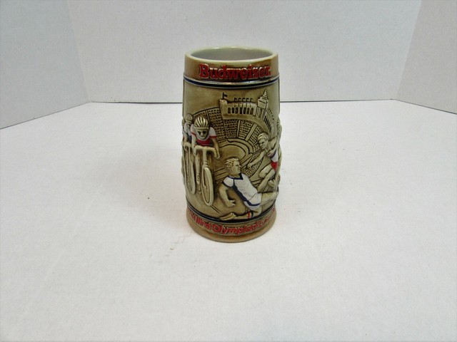1984 olympic budweiser beer stein