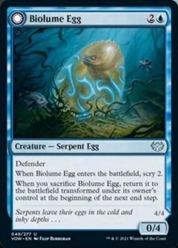 Biolume Egg / Biolume Serpent - Light Play English MTG Innistrad: Crimson Vow - Picture 1 of 1